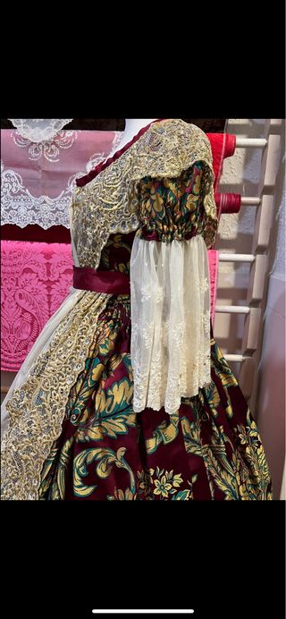 Traje Fallera Talla 40 Manga Farol altura 1,80