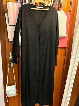 Jersey largo negro talla S