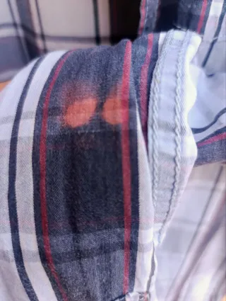 Camisa Tommy Hilfiger Cuadros Azul y Blanco