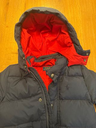 Plumífero Polo Ralph Lauren talla 4 Azul y Rojo
