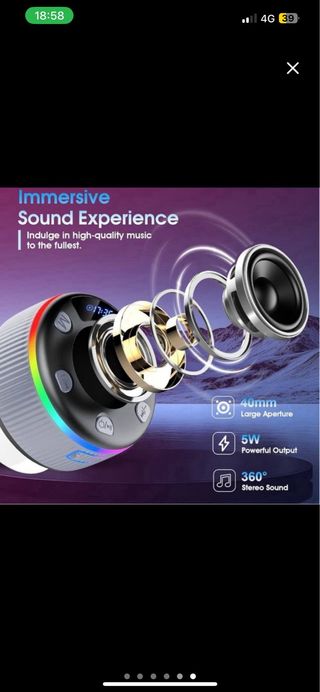 NUEVO Altavoz Ducha Bluetooth 5.3