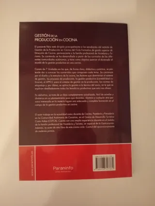 Gestión de la producción en cocina