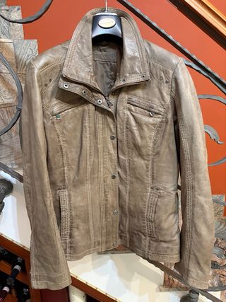 Giacca vera pelle vintage anni 90 donna