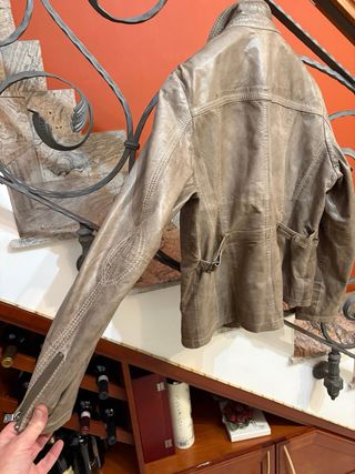 Giacca vera pelle vintage anni 90 donna
