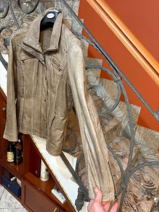 Giacca vera pelle vintage anni 90 donna