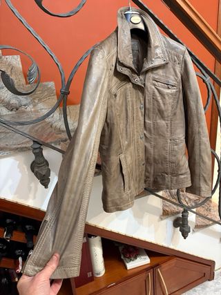 Giacca vera pelle vintage anni 90 donna