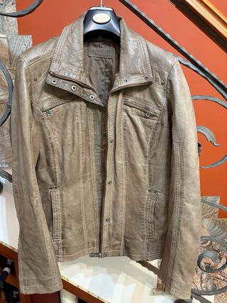 Giacca vera pelle vintage anni 90 donna