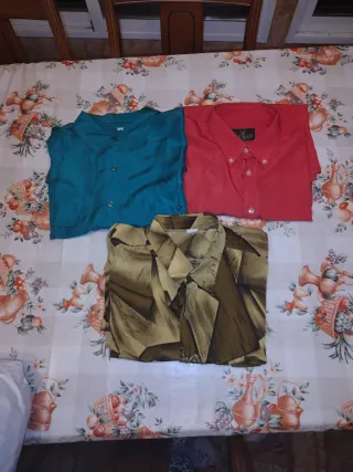 Pack 3 Camisas Hombre Tipo Seda