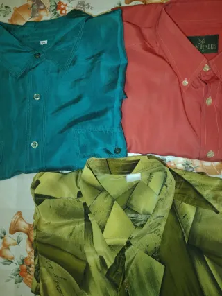 Pack 3 Camisas Hombre Tipo Seda