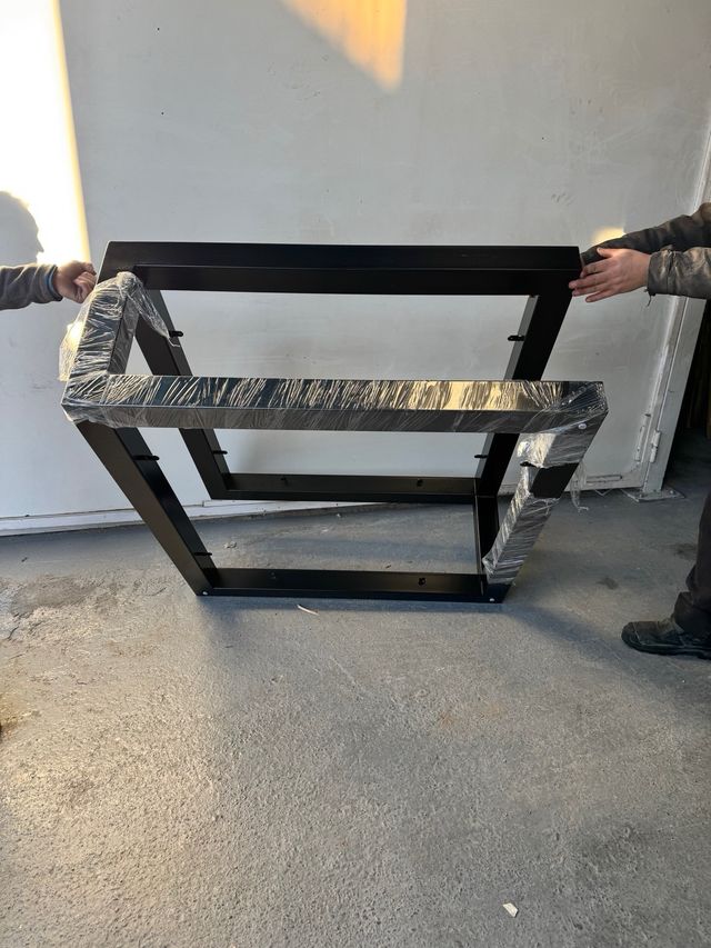 Mesa Baja Metálica Salón Forja