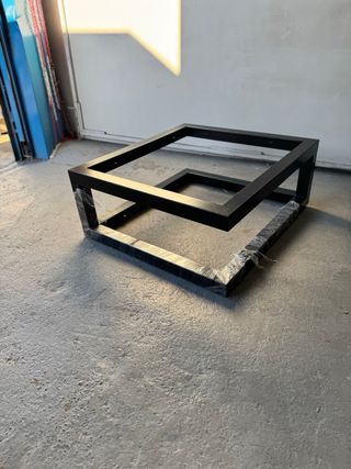 Mesa Baja Metálica Salón Forja