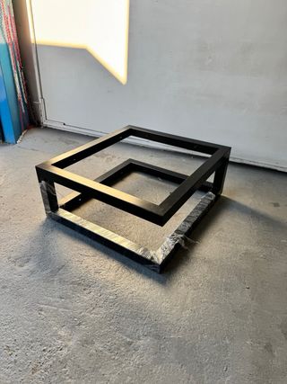 Mesa Baja Metálica Salón Forja