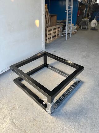 Mesa Baja Metálica Salón Forja