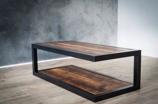 Mesa Baja Metálica Salón Forja