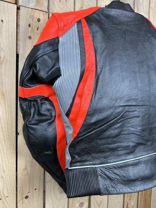 CHAQUETA T-M MOTO COMPETICION GARIBALDI ROJO 48