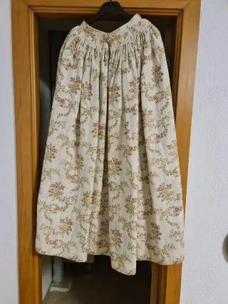 Vestido Fallera para niña 12 años Blanco