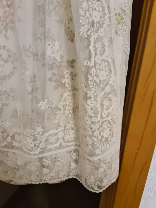 Vestido Fallera para niña 12 años Blanco