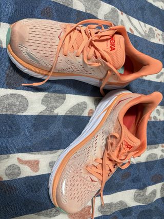 Zapatillas Hoka Clifton 8 Talla 40.5 Naranja