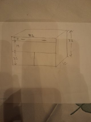 OFERTA, URGE!Mueble de madera marrón
