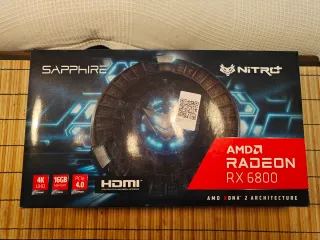 Sapphire Nitro+ RX 6800 Tarjeta Gráfica