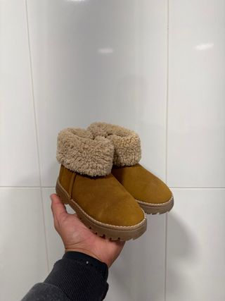 Botines Zara Beige/Marrón