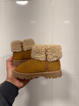 Botines Zara Beige/Marrón