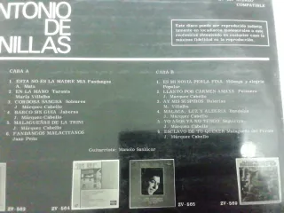 Discos vinilo Antonio de Canillas y Niño de la Hue