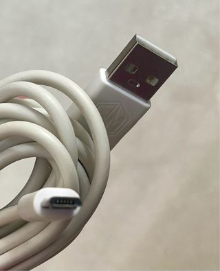 Cable micro USB 3m blanco