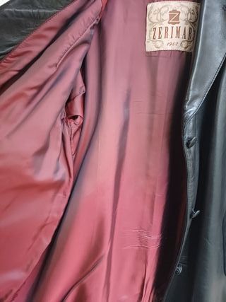 Chaquetón de piel Zerimar auténtico
