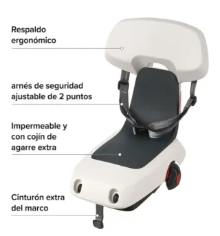 Silla Bici infantil polisport guppy hasta 35kg