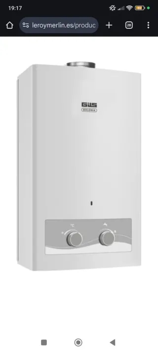 Calentador de agua Gils bolonia