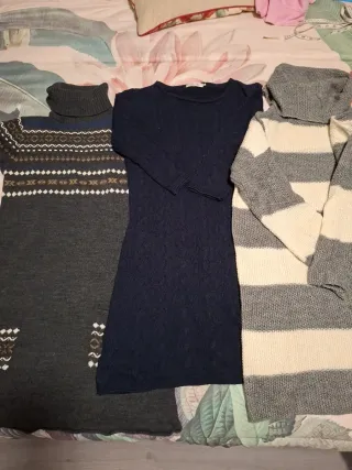Lote di 3 vestiti in maglia taglia M