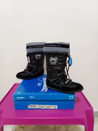 Stivaletti Baci & Abbracci bimba n.32 neri