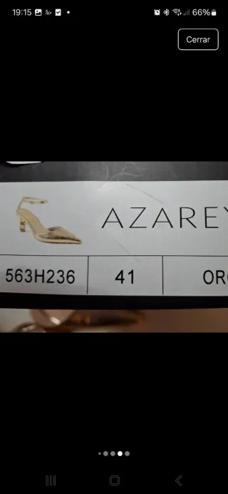 Zapatos de piel tacón joya