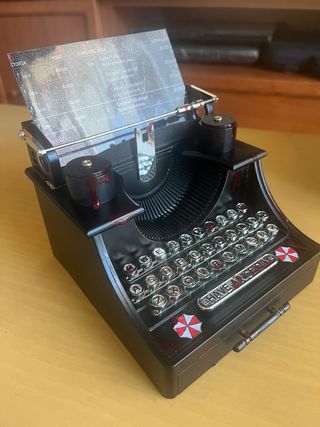 Réplica Máquina Escribir Resident Evil