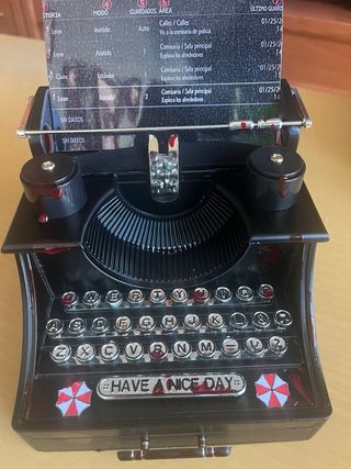 Réplica Máquina Escribir Resident Evil