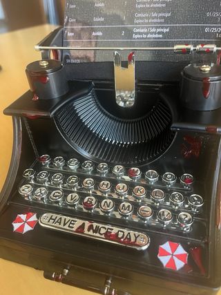 Réplica Máquina Escribir Resident Evil