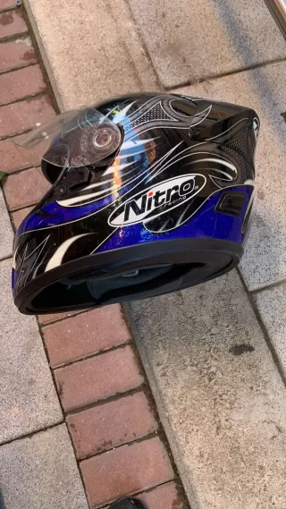 Casco integral de moto Nitro Racing talla S