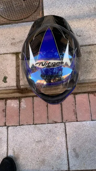 Casco integral de moto Nitro Racing talla S