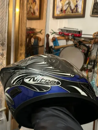 Casco integral de moto Nitro Racing talla S