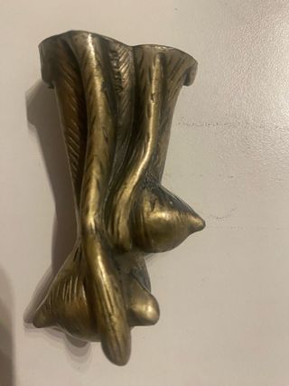 Coppia Gatti in posa canora in  Peltro Vintage