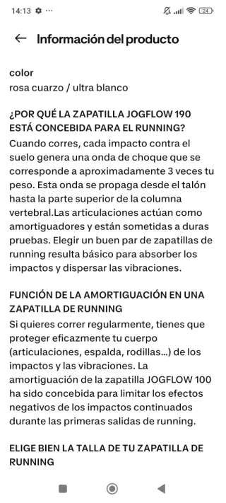 Zapatillas running Kiprun rosas y blancas