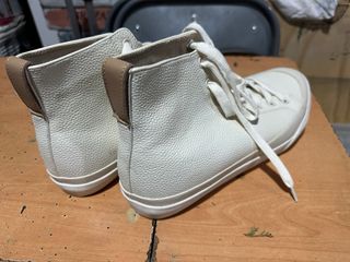 Botines ZARA Beige/Blanco