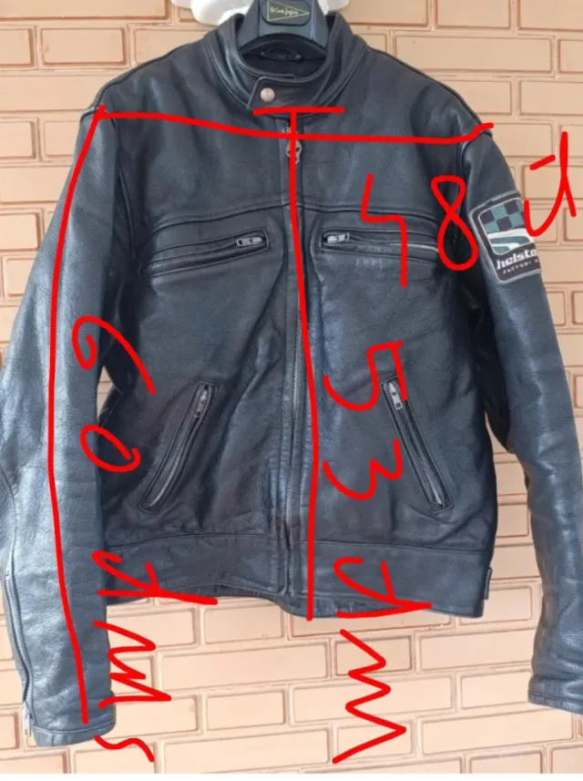 Chaqueta de moto Helton's Negra .