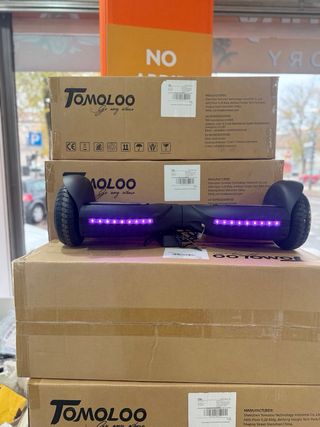 Hoverboard TOMOLOO Negro con Luces LED