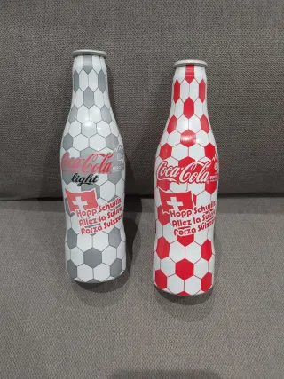 Bottiglie Coca-Cola Light e Rossa (vuote)
