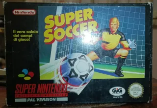 Super Nintendo Super Soccer PAL Version