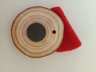 Tió Nadal / Caga Tió / iman nevera hecho mano