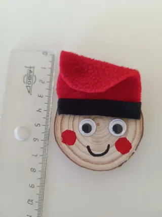 Tió Nadal / Caga Tió / iman nevera hecho mano