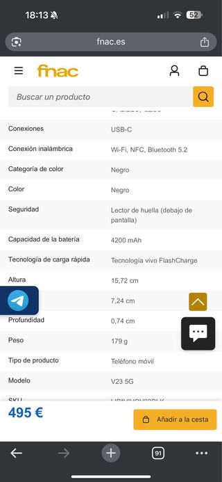 Telefono cellulare VIVO V23